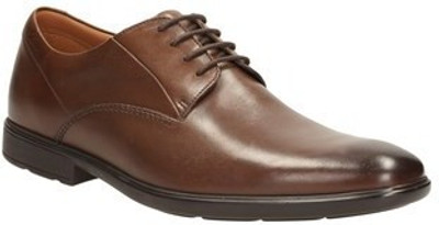 Clarks Lace up For Men(Brown, Walnut leather