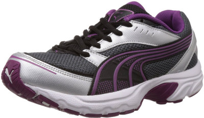 Puma Axis II Wn s DP Running Shoes For Women(White, Pink, White-fuchsia pink