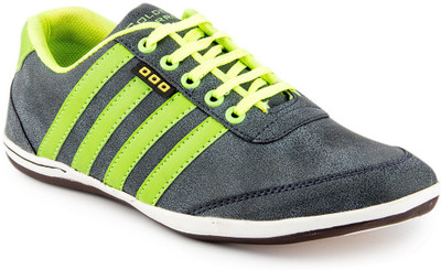 Golden Sparrow Party Casual Shoes For Men(Grey, Green)