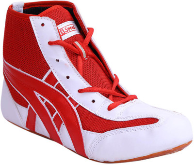 Hi-Speed Boys Lace Wrestling Shoes(White
