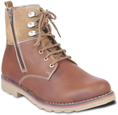 TEN Stylish And Elegant Boots For Men(Brown)