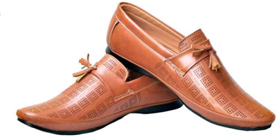 Candey Shoes Loafers For Men(Tan