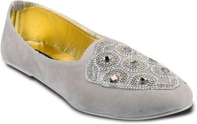 TEN Stylish Women Bellies For Women(Grey)