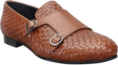 Bare Skin Tan Hand Woven Genuine Leather Double Monk Strap Slip On Shoe For men Loafers For Men(Tan
Bare Skin Tan Hand Woven Genuine Leather Double Monk Strap Slip On Shoe For men Loafers For Men(Tan