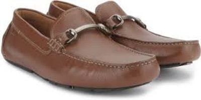 Clarks Davont Ride Tan Interest Lea Loafers For Men(Tan)