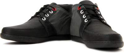 U.S. Polo Assn Mid Ankle Sneakers For Men(Black, Grey
