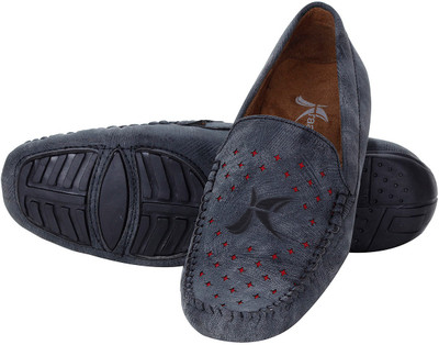 Knight Ace Kraasa Loafers For Men(Black)