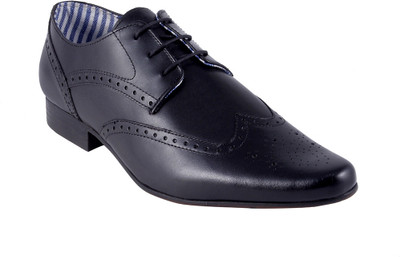 Urban Country Mens Lace Up Shoes For Men(Black)