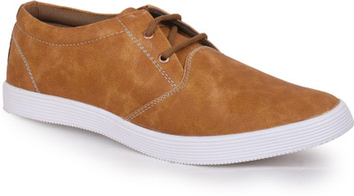 Rozo Tan Canvas Canvas Shoes For Men(Tan)