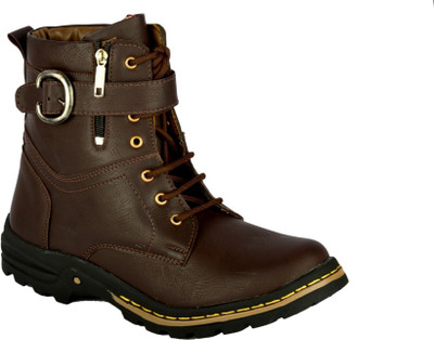 Fine Comfort Boots For Men(Brown