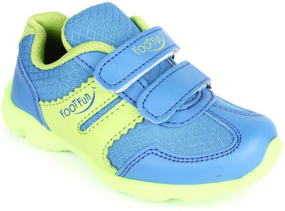 Footfun by Liberty Boys & Girls Velcro Moccasins(Green