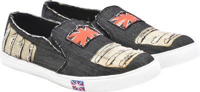 Walkjump denim moccasin, canvas shoes, denim rough casuals Slip On Sneakers For Men(Multicolor, Black
Walkjump denim moccasin, canvas shoes, denim rough casuals Slip On Sneakers For Men(Multicolor, Black