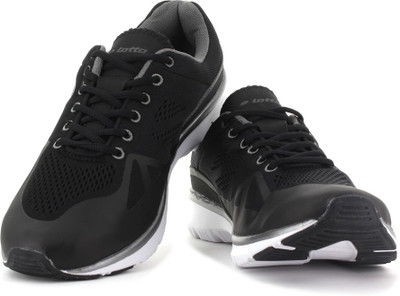 Lotto MAGNIFICA AMF Running Shoes For Men(Black), Black/grey