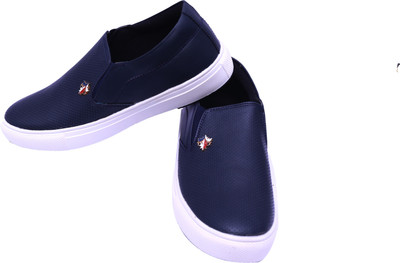 AMJ Blue Casual Shoes Casuals For Men(Blue