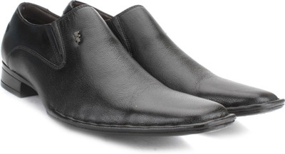 Lee Cooper Men Slip On Shoes For Men(Black), Black p1