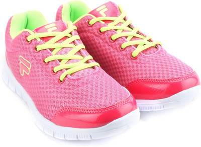 Fila LARA Running Shoes For Women(Pink, Pnk/neo grn
