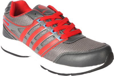 Bacca Bucci Running Shoes For Men(Red, Grey