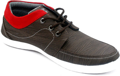 Leves Leather Casuals For Men(Burgundy, Coffee