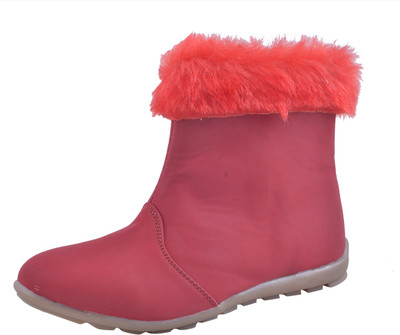 Adorn Active and Cool Boots For Women(Beige, Red