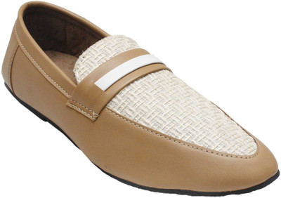 Marc Miguel Slip On Casuals For Men(Beige