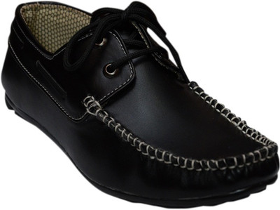 Messi Boat Shoes For Men(Black