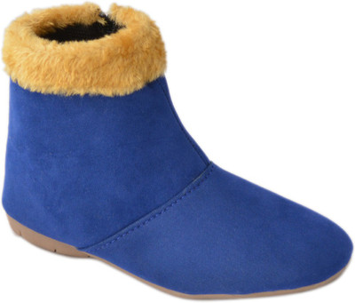 Myra Comfortable Boots For Women(Blue
