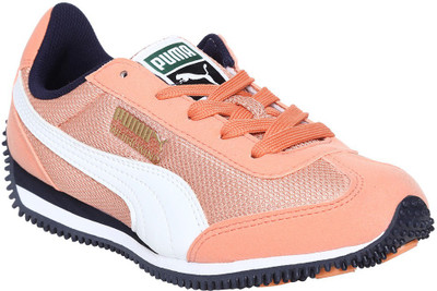 Puma Boys & Girls(Pink, Desertflower-white-peacoat