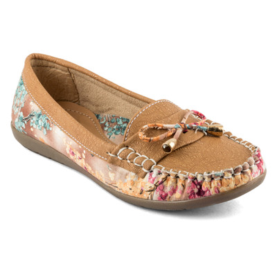 Tashi Stylish Brown Loafers For Women(Tan