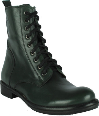 Salt N Pepper 14-663 Dorothea Green Boots Boots For Women(Green