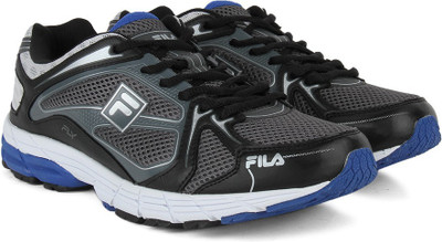 Fila FLY Running Shoes For Men, Blk/ght/sil