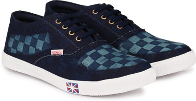 Shoe Day Canvas Shoes For Men(Blue