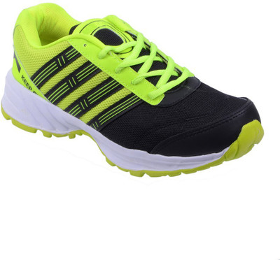Porcupine Running Shoes For Men(Black), Green