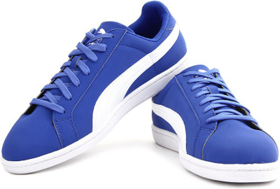 Puma Puma Smash Buck Sneakers For Men(Blue), Strong blue-white
