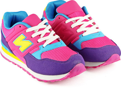 DeVEE Running Shoes For Women(Pink, Purple
