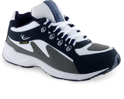 Lancer Running Shoes For Men(White), Blue