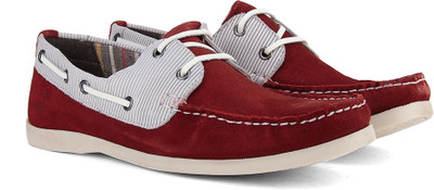 United Colors of Benetton Men Boat shoes For Men(Maroon, White, 901 
United Colors of Benetton Men Boat shoes For Men(Maroon, White, 901