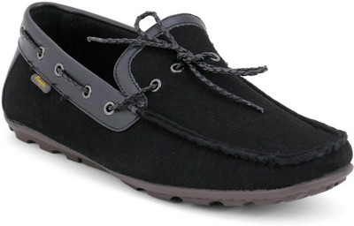 Froskie Boat Shoes For Men(Black