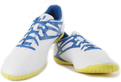 ADIDAS MESSI 15.4 IN Men Football Shoes For Men(White, Ftwwht/priblu/cblack