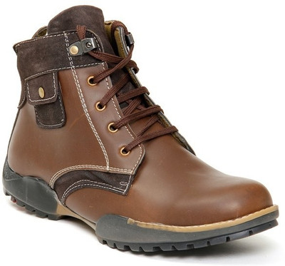 Bacca Bucci Brown Boots For Men(Brown