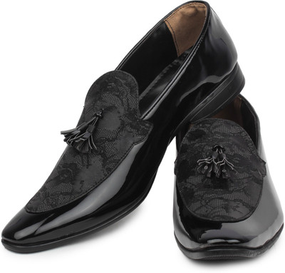 Beonza Party Wear Shoes For Men(Black)