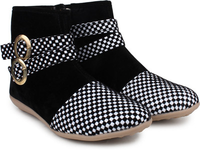 Moonwalk Boots For Women(Black, White, Grey