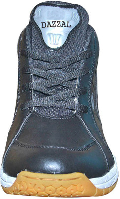 Dazzal Basketball Shoes For Men(Black, Black//silver