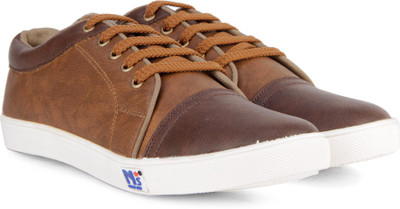 North Star by Bata PEDRO Sneakers For Men(Brown, Cofee