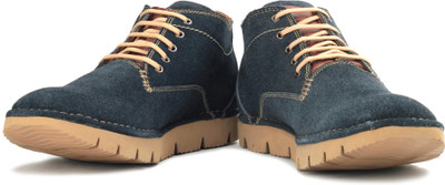 tZaro Blu Soled Boots For Men(Tan, Navy)
