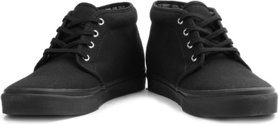 Vans Sneakers For Men(Black, (gold mono) black