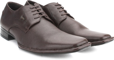 Lee Cooper Men Lace Up Shoes For Men(Brown, Brown p1