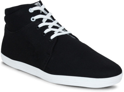Get Glamr Casual Canvas Shoes For Men(Black)