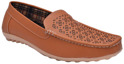 Bxxy Men's Designer Tan Loafers For Men(Tan