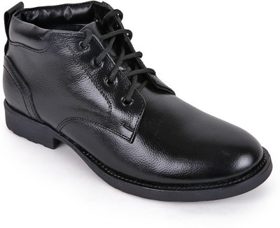 Benera Casual Hlc Cut Boots For Men(Black
