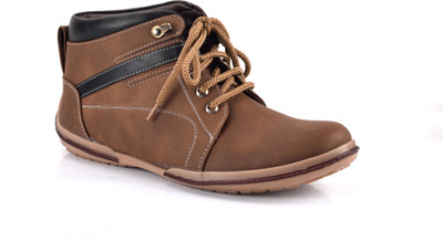Levanse Daily wear boots Boots For Men(Brown, Matte brown